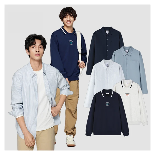 【GAP】男裝 Logo翻領工裝外套-卡其色(769905) 歷史價格詳細信息