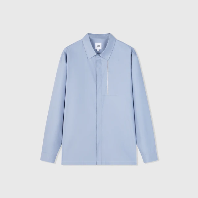 Gap 男童裝 翻領長袖襯衫-藍白條紋(730008) 歷史價格詳細信息