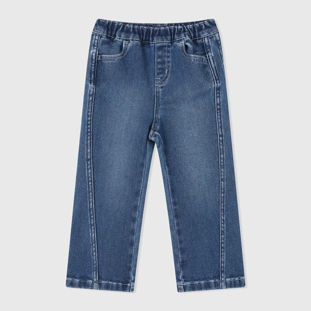 Gap 女童 鬆緊錐形牛仔褲-深藍色(789272) 歷史價格詳細信息