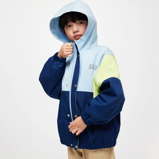 Gap 男童裝 Logo連帽外套-深藍色(780260) 歷史價格詳細信息