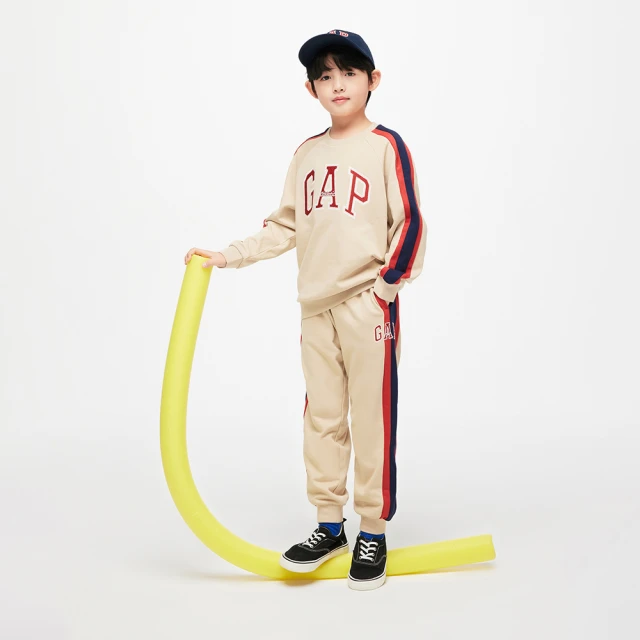 Gap 男童裝 Logo印花圓領棒球外套-黑色(786430) 歷史價格詳細信息