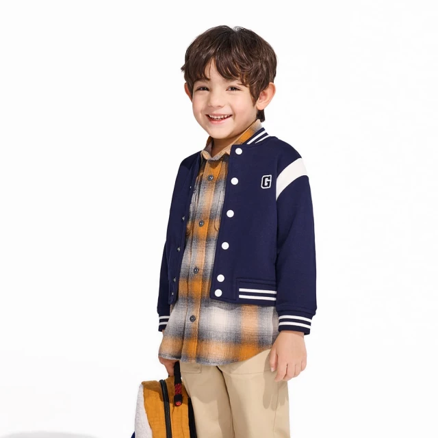 Gap 男童裝 Logo小熊印花立領背心外套 抱抱絨系列-棕色(786487) 歷史價格詳細信息