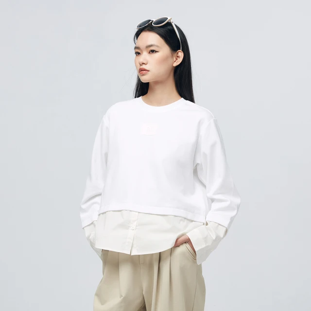 Gap 女裝 Logo圓領長袖T恤 女友T系列-黑色(793895) 歷史價格詳細信息