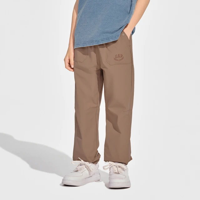 Gap 男童裝 Logo束口鬆緊褲-棕色(810798) 歷史價格詳細信息