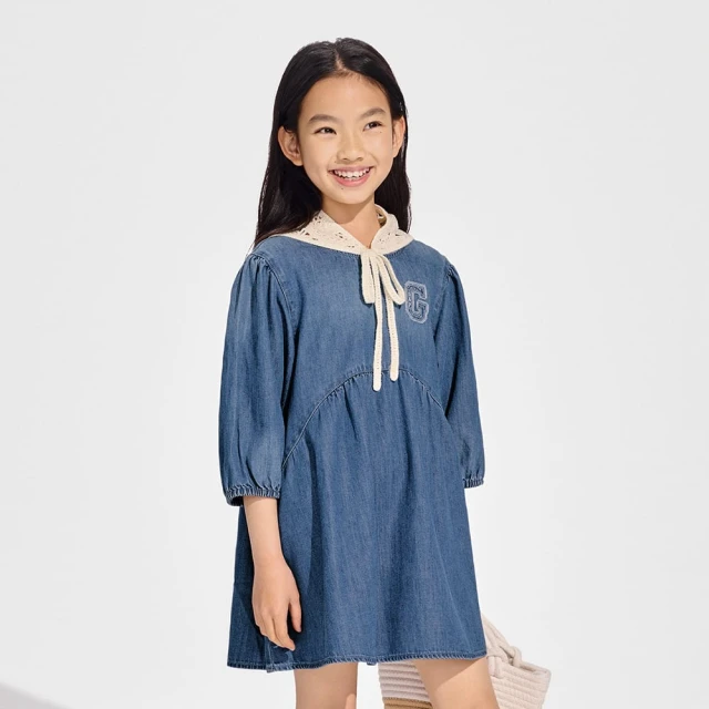【GAP】女幼童裝 牛仔百褶短裙-深藍色(810368) 歷史價格詳細信息