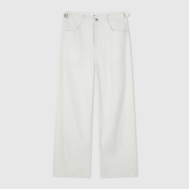 Gap 女裝 中腰破洞寬鬆直筒牛仔褲 570868-藍色 歷史價格詳細信息