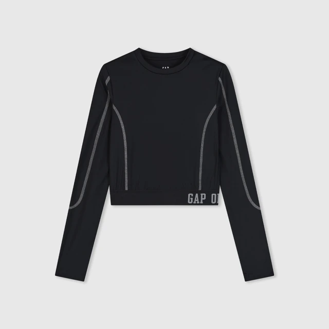 Gap 女裝 Logo印花圓領長袖上衣-紫色(741683) 歷史價格詳細信息
