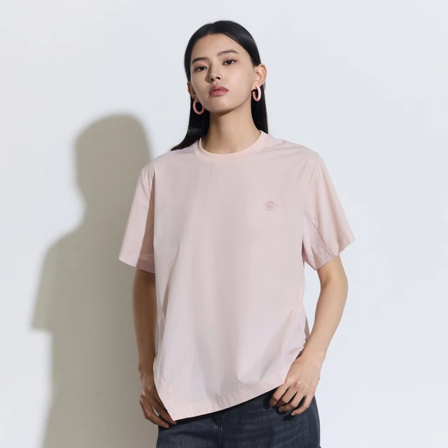 Gap 女裝 Logo圓領短袖T恤 空氣三明治系列-灰白色(712710) 歷史價格詳細信息