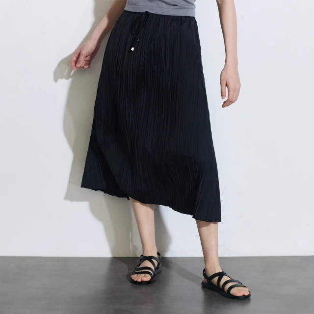 Gap 女裝 鬆緊長裙-黑色(714940) 歷史價格詳細信息