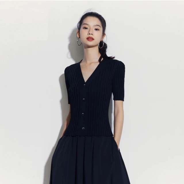 【GAP】女裝 V領長袖針織衫-粉色(537135) 歷史價格詳細信息