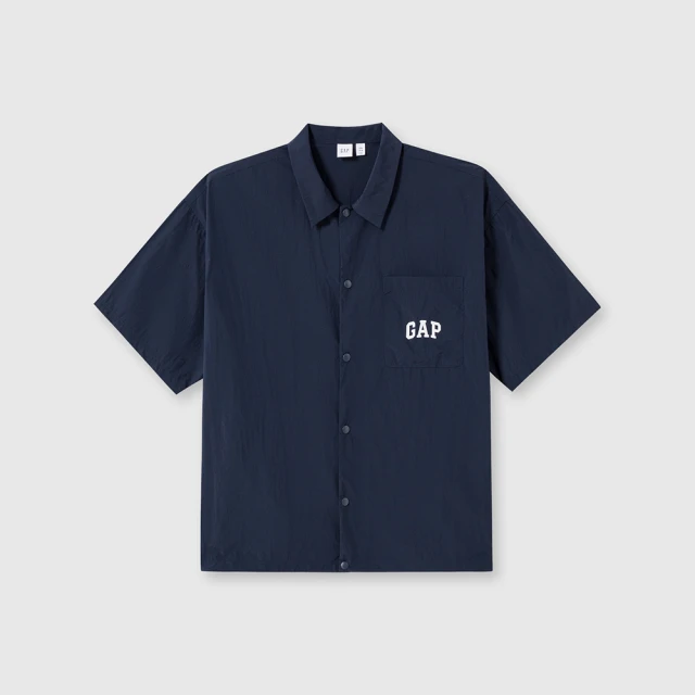 Gap 男裝 Logo防雨印花長袖連帽外套-淺灰色(770047) 歷史價格詳細信息
