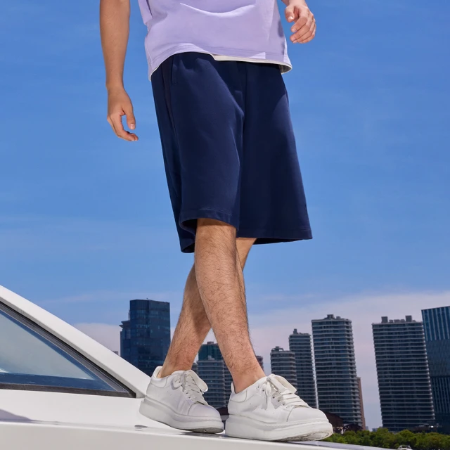 【GAP】男裝 Logo抽繩鬆緊短褲 厚磅密織水洗棉系列-碳黑色(669741) 歷史價格詳細信息