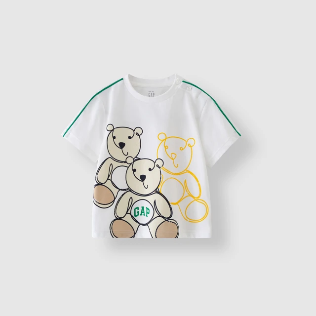 Gap 男幼童 Logo短袖T恤短褲套裝-紅色套裝(663624) 歷史價格詳細信息