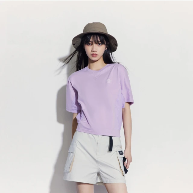 Gap 女裝 Logo純棉圓領短版短袖T恤 厚磅密織親膚系列-灰白色(659468) 歷史價格詳細信息