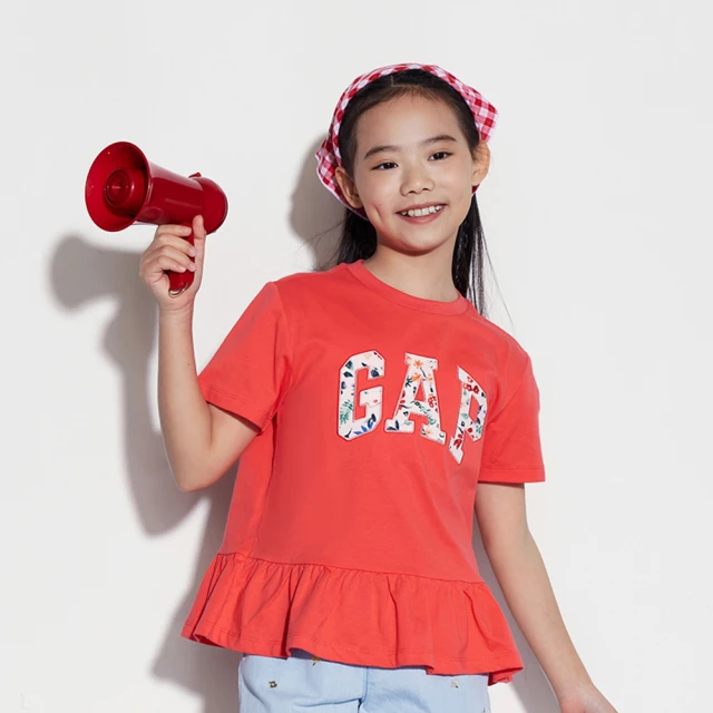 Gap 女童 Logo純棉圓領短袖T恤-白色(622296) 歷史價格詳細信息