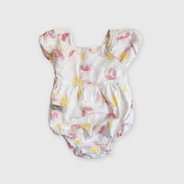 Gap 嬰兒 純棉印花無袖包屁衣 布萊納系列-太陽印花(670335) 歷史價格詳細信息