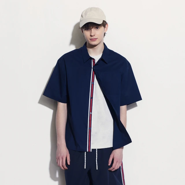 【GAP】男裝 純棉翻領短袖襯衫-白色(461238) 歷史價格詳細信息