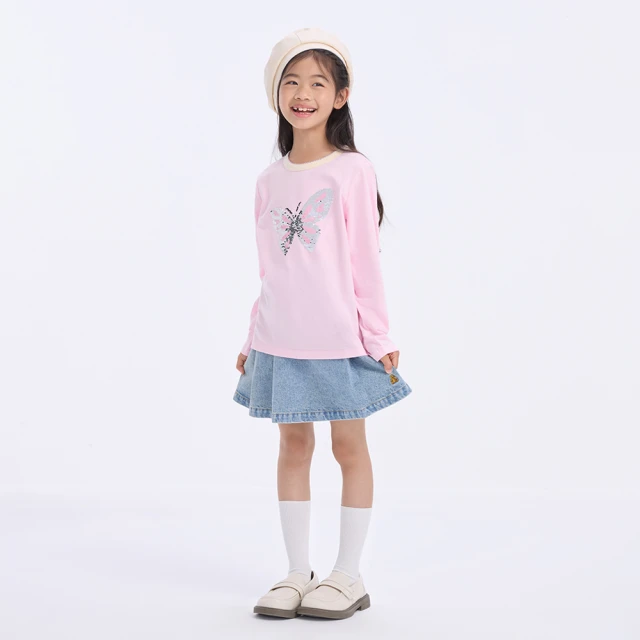 Gap 女童 純棉趣味互動雙面亮片短袖T恤 860859-淺灰色 歷史價格詳細信息