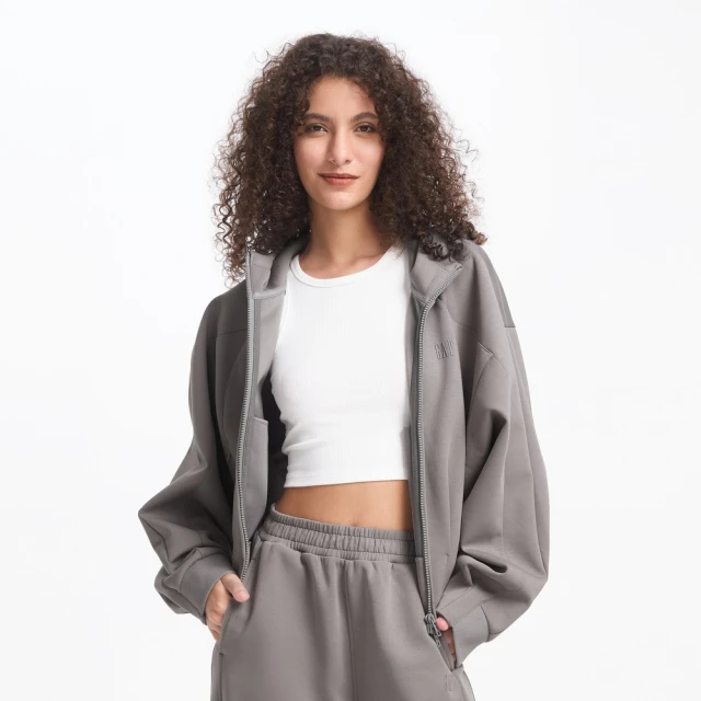 Gap 女裝 空氣三明治系列 Logo圓領運動休閒上衣 591085-米灰色 歷史價格詳細信息