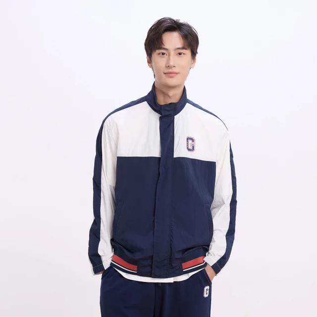 Gap 男裝 Logo立領長袖外套-酒紅色(762523) 歷史價格詳細信息