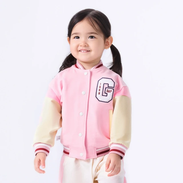 【GAP】兒童裝 Logo印花束口鬆緊褲 碳素軟磨法式圈織系列-白色(838326) 歷史價格詳細信息