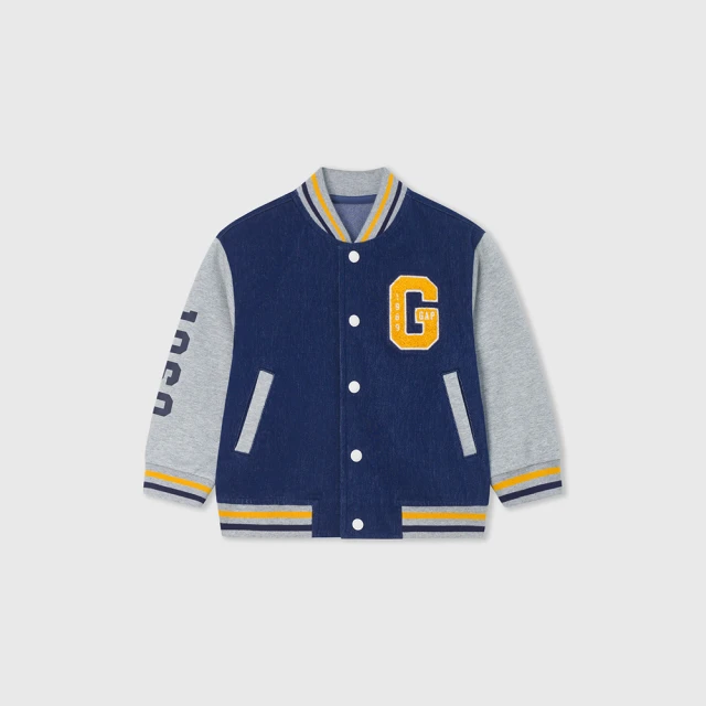 【GAP】兒童裝 Logo印花束口鬆緊褲 碳素軟磨法式圈織系列-白色(838326) 歷史價格詳細信息