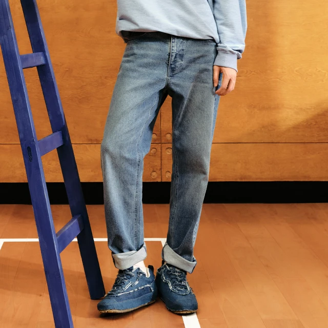 Gap 男裝 淺色水洗中腰五袋牛仔褲 604054-藍色 歷史價格詳細信息