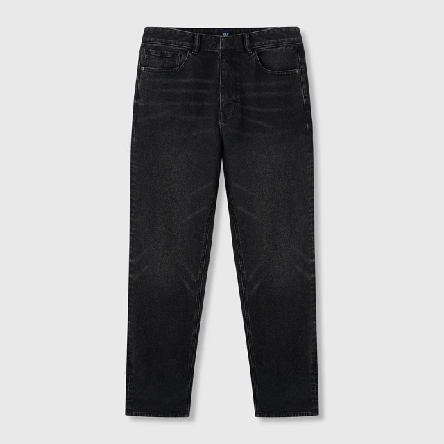 Gap 男裝 修身直筒水洗牛仔褲 283704-黑色 歷史價格詳細信息