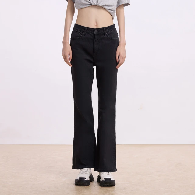 Gap 女童裝 喇叭鬆緊褲-黑色(799149) 歷史價格詳細信息