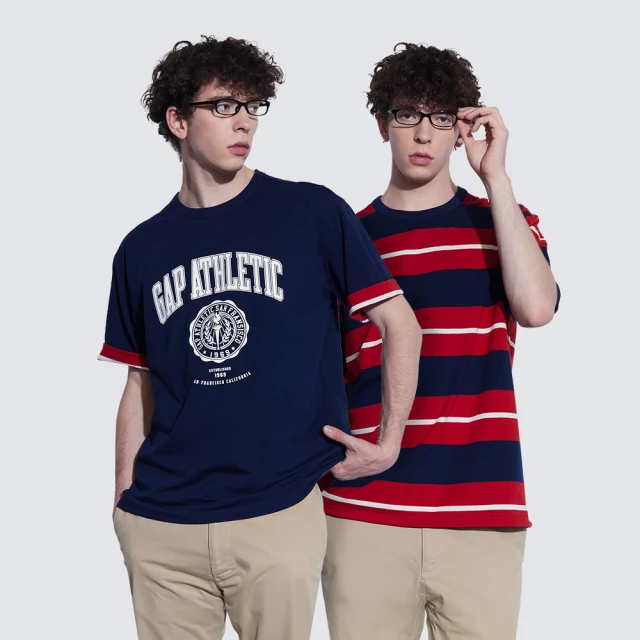 【GAP】男童裝 Logo純棉印花圓領短袖T恤-白色(890535) 歷史價格詳細信息