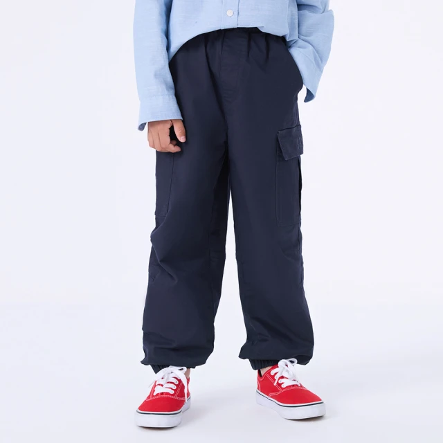 Gap 男童 Logo鬆緊束口工裝褲-黑色(836575) 歷史價格詳細信息