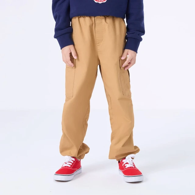 Gap 男童 Logo鬆緊束口工裝褲-黑色(836575) 歷史價格詳細信息