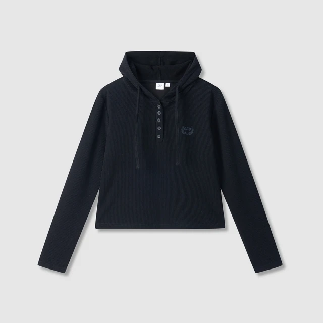 Gap 女裝 Logo刺繡仿羊羔絨立領棒球外套-深棕色(890833) 歷史價格詳細信息