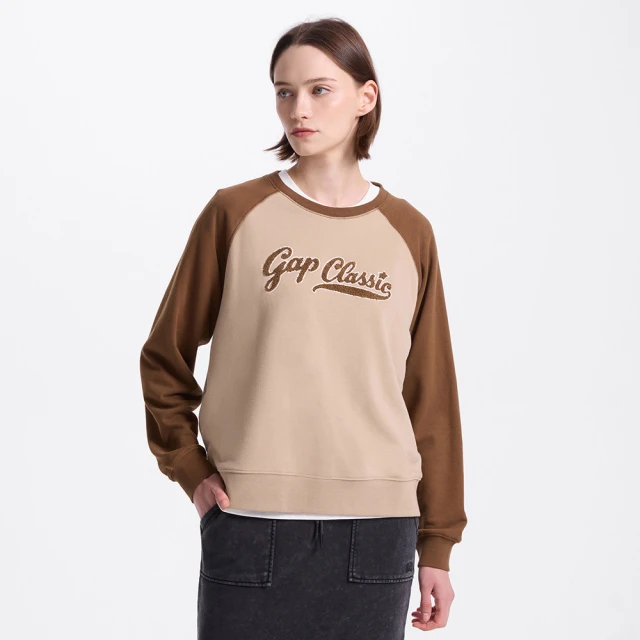 Gap 女裝 碳素軟磨系列 Logo長袖T恤 736192-多色可選 歷史價格詳細信息