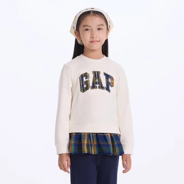 Gap 女童 碳素軟磨 法式圈織系列 Logo薄款寬鬆休閒運動短褲 880993-淺灰色 歷史價格詳細信息