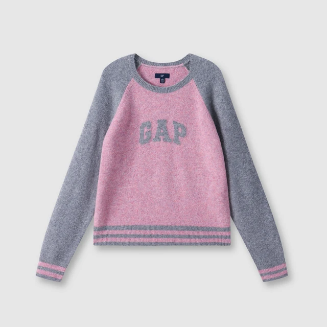 Gap 女裝 Logo長袖針織衫-棕色(795212) 歷史價格詳細信息