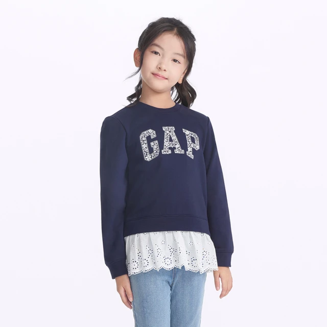 Gap 女童 碳素軟磨 法式圈織系列 Logo薄款寬鬆休閒運動短褲 880993-淺灰色 歷史價格詳細信息