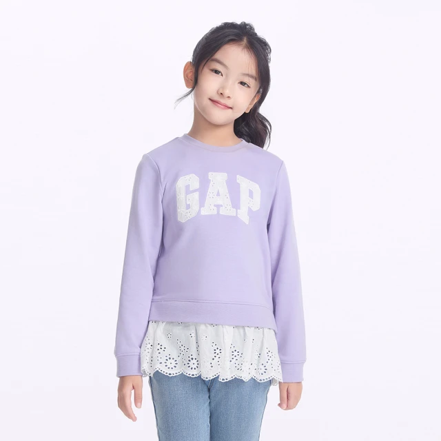 Gap 女童 碳素軟磨 法式圈織系列 Logo薄款寬鬆休閒運動短褲 880993-淺灰色 歷史價格詳細信息