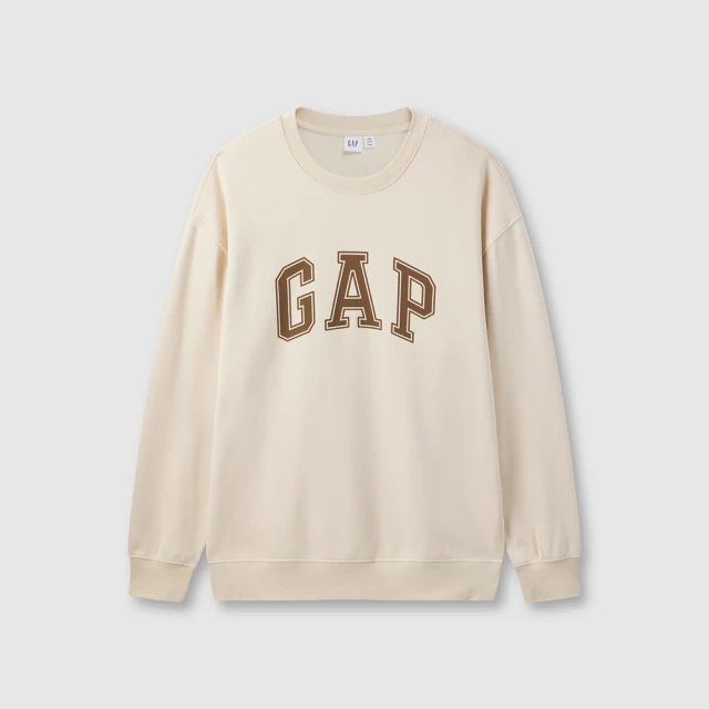 Gap 男裝 Logo印花刷毛束口鬆緊褲 碳素軟磨系列-淺灰色(841187) 歷史價格詳細信息