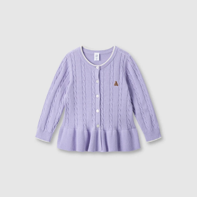 Gap 女幼童裝 針織喇叭褲-米棕色(741264) 歷史價格詳細信息