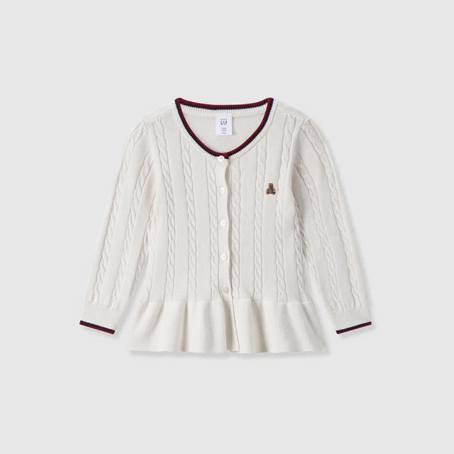 Gap 女幼童裝 針織喇叭褲-米棕色(741264) 歷史價格詳細信息