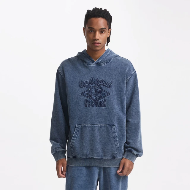 【GAP】男裝 Logo純棉刺繡圓領長袖上衣-軍綠色(637880) 歷史價格詳細信息
