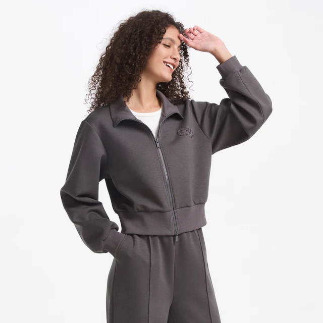 Gap 女裝 空氣三明治系列 Logo圓領運動休閒上衣 591085-米灰色 歷史價格詳細信息