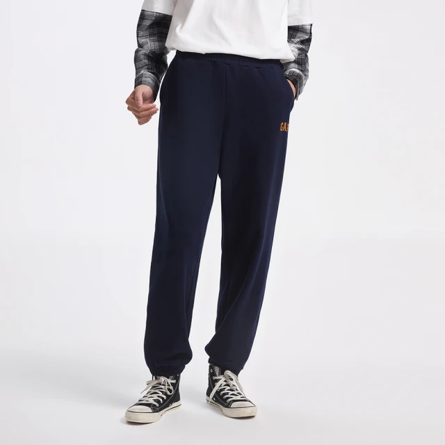 Gap 男裝 Logo運動休閒束口褲 碳素軟磨法式圈織系列-黑色(598779) 歷史價格詳細信息