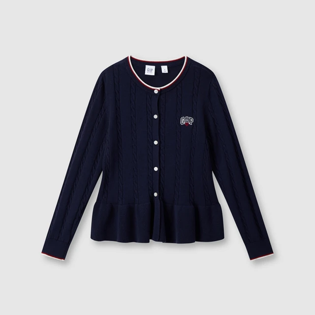 Gap 女幼童 Logo純棉圓領長袖T恤 731856-象牙白 歷史價格詳細信息