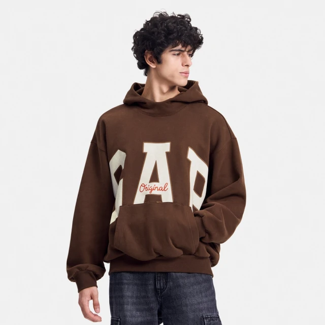 Gap 男裝 Logo刷毛連帽外套 碳素軟磨系列-海軍藍(888730) 歷史價格詳細信息