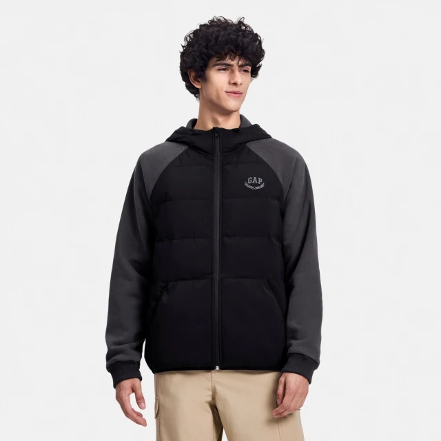 Gap 男童裝 Logo刷毛連帽外套 碳素軟磨系列-灰色(836686) 歷史價格詳細信息