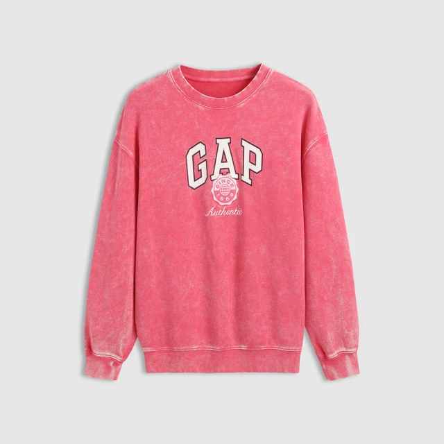 Gap 女裝 Logo純棉圓領短版短袖T恤 厚磅密織親膚系列-灰白色(659468) 歷史價格詳細信息