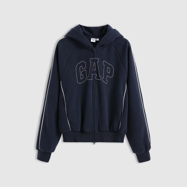 【GAP】女裝 Logo刺繡連帽外套-粉色(600757) 歷史價格詳細信息