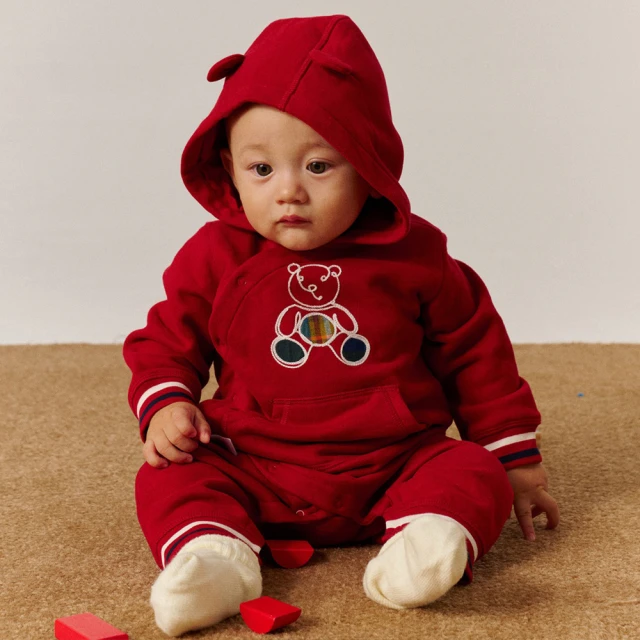 小熊造型連帽親子背心-橘 歷史價格詳細信息